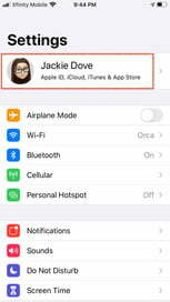 como usar a configuração encontrar meu aplicativo no iphone1 2 153x272