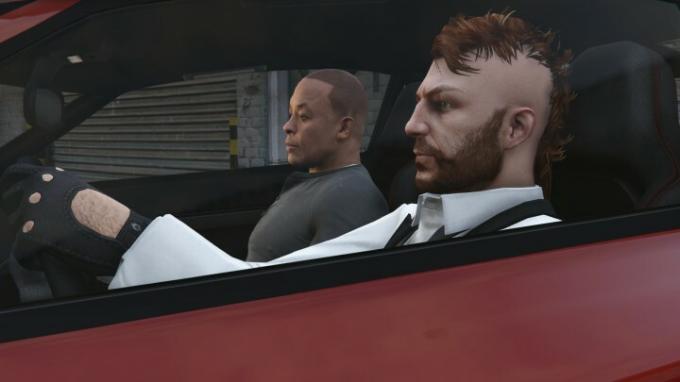Najnovšie rozšírenie GTA Online umožňuje hráčom pracovať s Dr. Dre, vľavo.