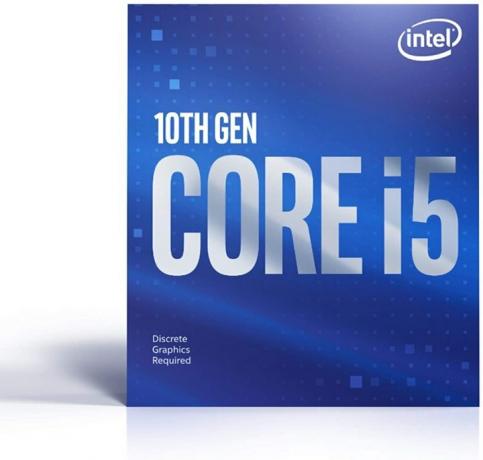 Embalagem do processador Intel Core i5.