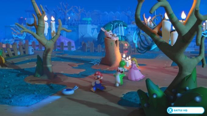 Mario + Rabbids: Kingdom Battle spooky