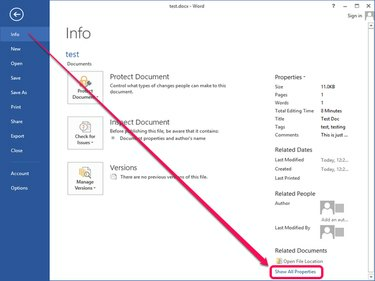 Perluas daftar metadata.