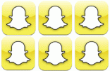 Naujas beveidis „Snapchat“ logotipas gali atsirasti dėl teisinių problemų