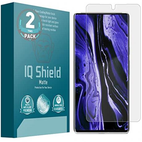 ตัวป้องกันหน้าจอด้าน IQ Shield เข้ากันได้กับ Google Pixel 7 Pro (2 แพ็ค) ฟิล์มป้องกันแสงสะท้อนป้องกันฟอง