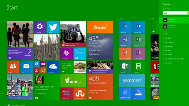 Spuštění snímku obrazovky aktualizace Windows 8.1 1