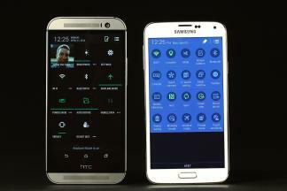 HTC-One-M8-vs-Samsung-Galaxy-S5-indstillinger