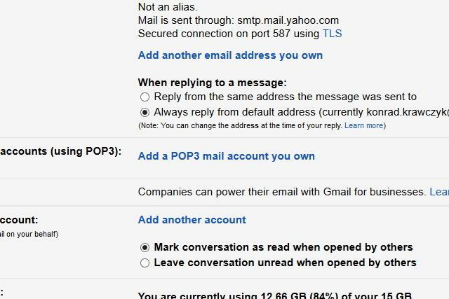 Adicionar contas de e-mail ao Gmail (6)