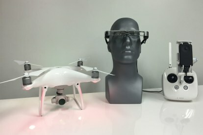 epson dji partnerskap drone piloting ar bt 300 phantom 4