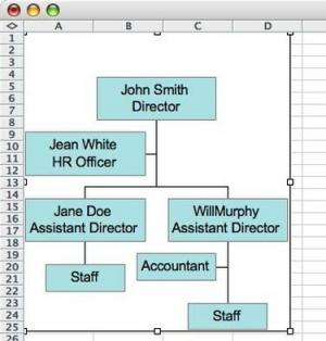 วิธีการสร้างแผนผังองค์กรใน Excel