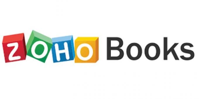 Логотип Zoho Books.