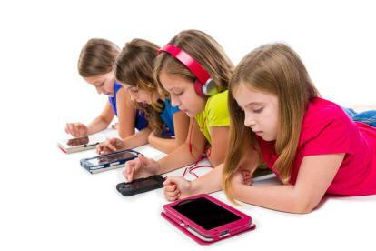 Telas de tablets de smartphones infantis