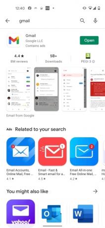 כיצד לעדכן אפליקציות אנדרואיד חיפוש Gmail