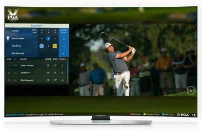 samsung razkriva aplikacijo pga Championship za pametne televizorje