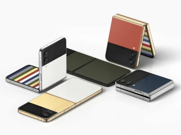 Samsung Galaxy Z Flip 4 kolory edycji na zamówienie w różnych kombinacjach.