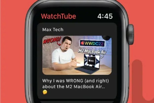 ez a YouTube Apple Watch alkalmazás ugyanolyan nevetséges, mint a Watchtube