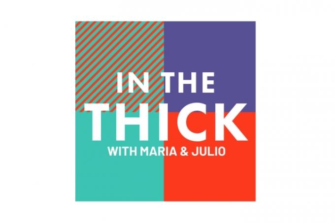 Nel logo del podcast The Thick.