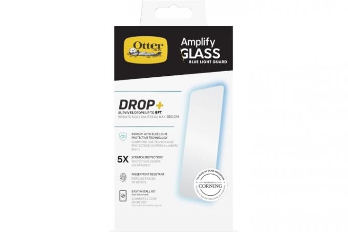 OtterBox AMPLIFY SERIES ANTIMICROBIAL BLUE LIGHT Skærmbeskytter til iPhone 14 Pro-pakke.