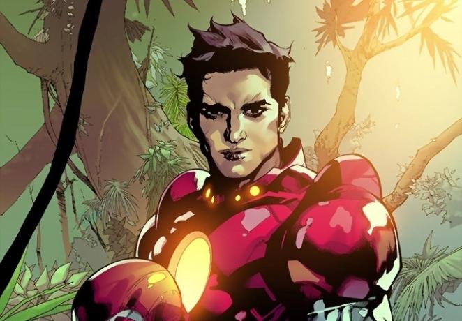 นาธาเนียล ริชาร์ดส์ รับบทเป็น Iron Lad ใน Avengers Vol. 5 #34.