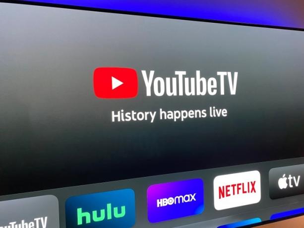 YouTube TV na Apple TV.