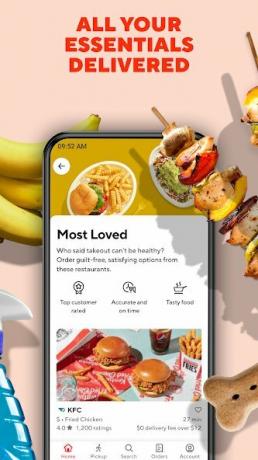 DoorDash app, alle dine væsentlige ting leveret.