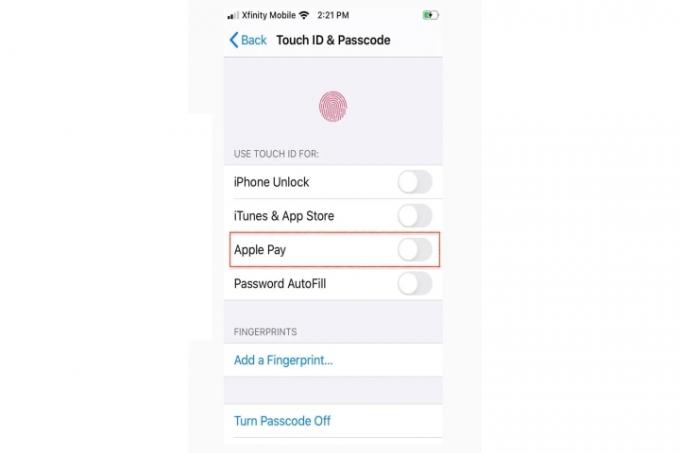 Използване на Apple Pay с Touch ID на iPhone или Mac.