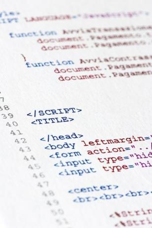 Linie kodowania HTML