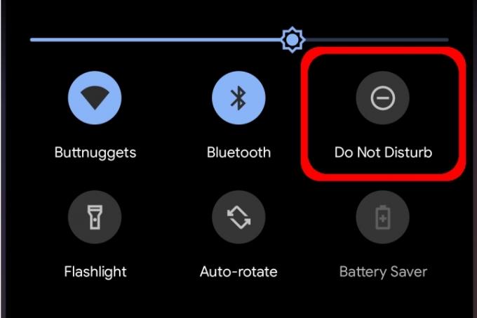 Ikona „nie przeszkadzać” w Androidzie 11