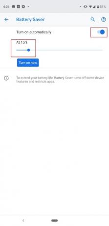 nastavitve google pixel 3 način varčevanja z baterijo