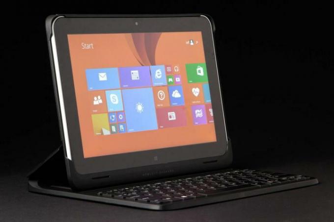 hp elitepad 1000 recenzní pouzdro přední úhel