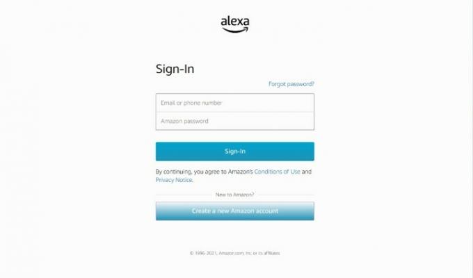 Alexa Sign In PC.