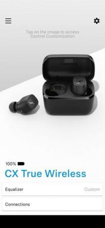 Sennheiser Smart Control -sovellus Androidille -kuvakaappaus.