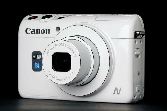 Canon N100 hoek linksvoor