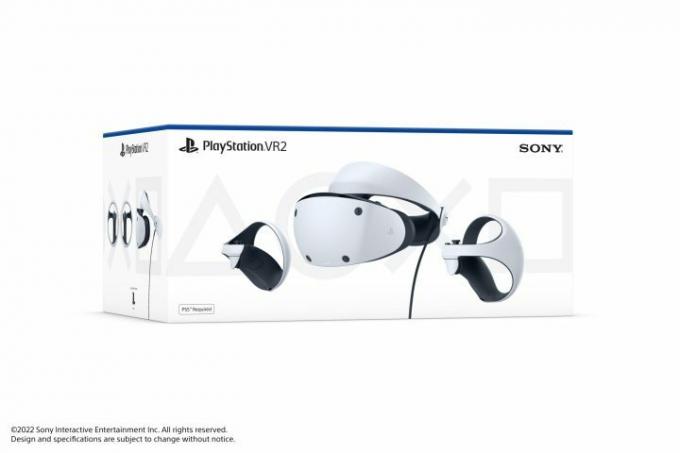 Osnovna različica embalaže PlayStation VR2 za 550 USD. 