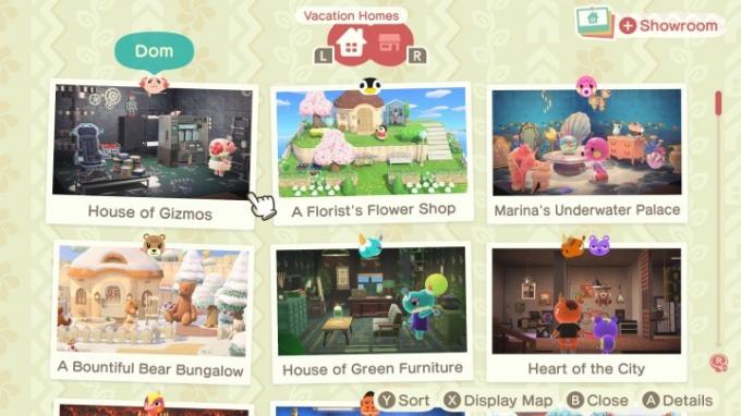 Muutamia Animal Crossing: Happy Home Paradise -sovelluksessa esitellyistä pyynnöistä.