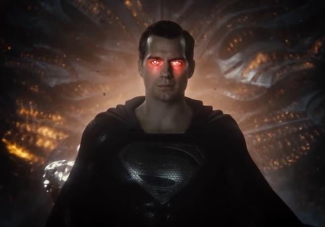 「ザック・スナイダーのジャスティス・リーグ」に登場する黒いスーツを着たスーパーマン。
