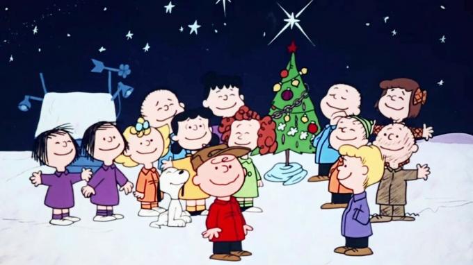 De cast van 'A Charlie Brown Christmas'.