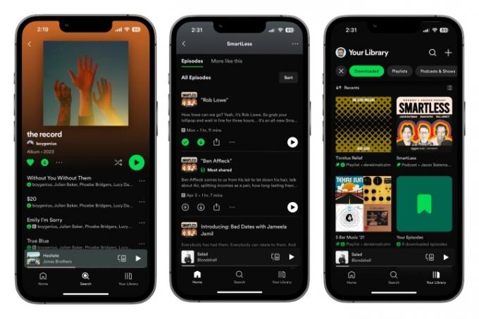 Spotify から音楽やポッドキャストをダウンロードする方法