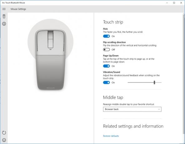 Ekran przeglądu Microsoft Arc Touch Bluetooth Bluetrack 3