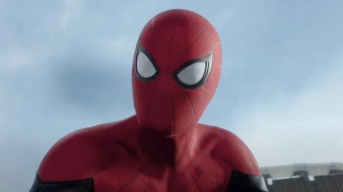 ტომ ჰოლანდი, როგორც სპაიდი ფილმში Spider-Man: No Way Home.