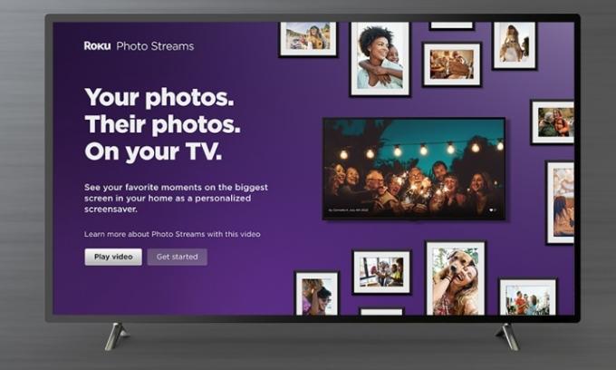 العرض الصحفي لـ Roku Photo Streams.