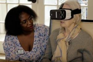 Diese Senioren führen ihr bestes Leben durch virtuelle Realität