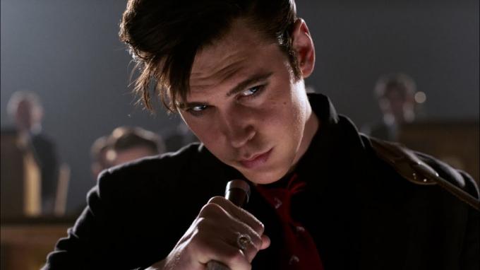 Austin Butler in Elvis.