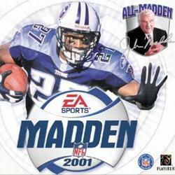 Eddie George på omslaget till Madden 2001.