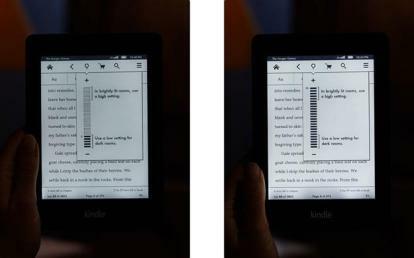 Kindle Paperwhite en la oscuridad