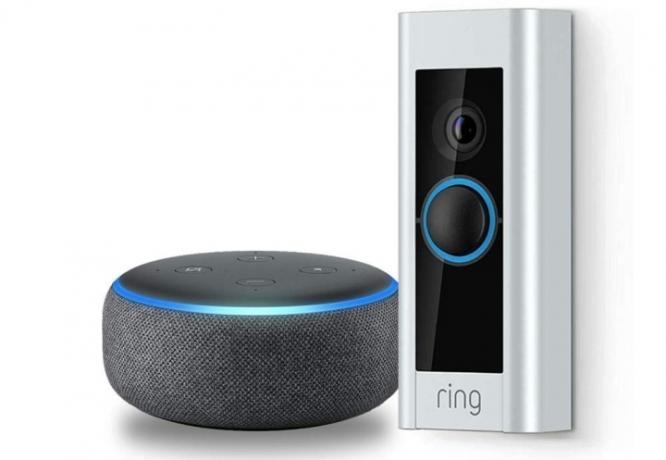 Ring Video Doorbell Pro med Echo Dot (3. generasjon)