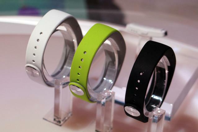 Цветове на гърба на Sony Core smartband