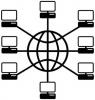 Onderdelen van een client-servernetwerk