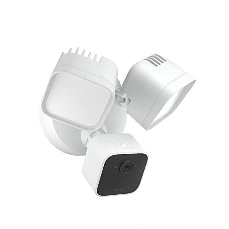 Blink Wired Floodlight Camera – Slimme beveiligingscamera, 2600 lumen, HD live view, verbeterde bewegingsdetectie, ingebouwde sirene, Werkt met Alexa – 1 camera (wit)