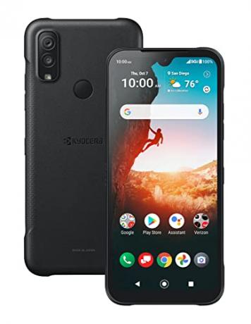 Kyocera DuraSport 5G UW 64GB Tvirtas 5G Verizon Locked Smart Phone C6930 | Saugus nuo lašų | Atsparus dulkėms ir vandeniui IP68 | 4500 mAh baterija | 2 metų garantija | Elegantiškas lengvas dizainas | Android 11