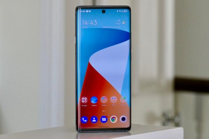 Der Bildschirm des TCL 20 Pro 5G.