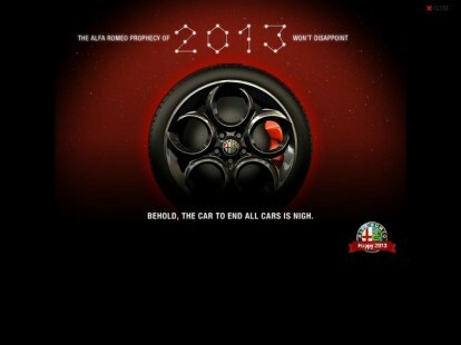 2014. aasta Alfa Romeo 4C teaser